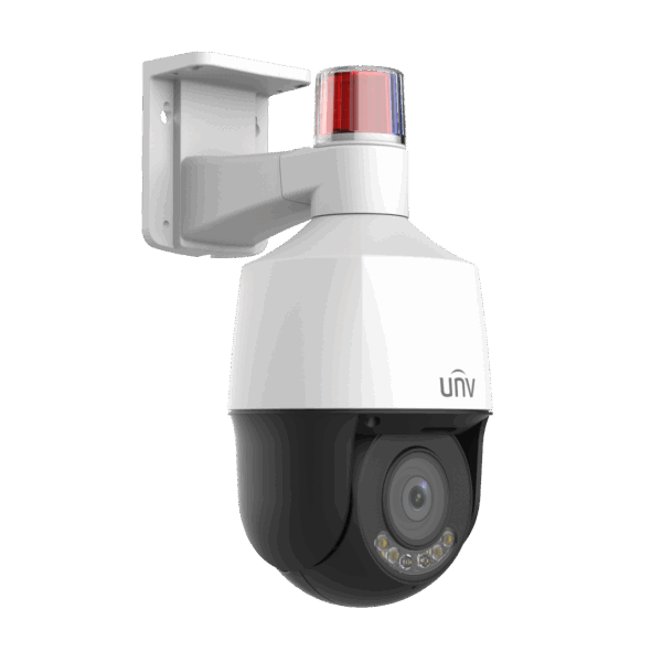 IPC6324LWH-AX5C-VG2 UNV 4MP Wise-ISP Tri-Guard Active Deterrence IP PTZ, NDAA - Image 2