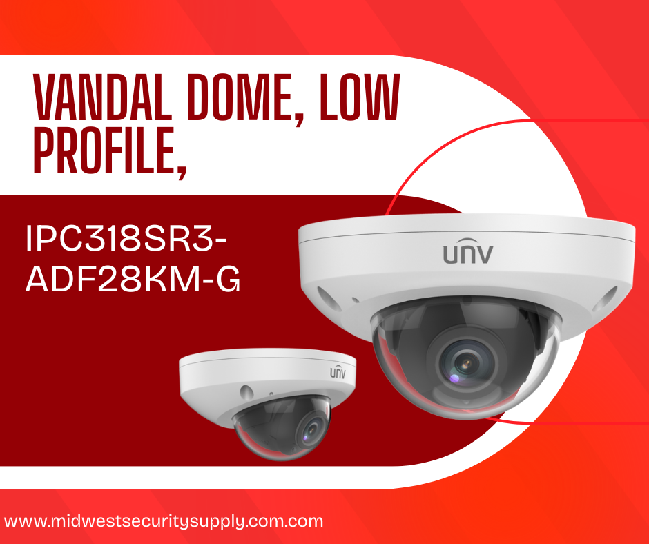 Uniview Low Profile Vandal Dome Camera